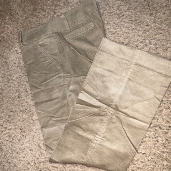 The Limited Drew Fit Corduroy Pant In Oatmeal Ultra Soft and Super Flattering - Picture 12 of 14